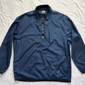 Vintage Nike Jacket Mens Large 90s Swoosh Windbreaker Pullover Embroidered READ*